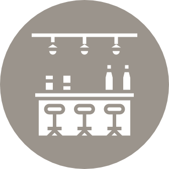 Mingle with friends on the sundeck terrace
